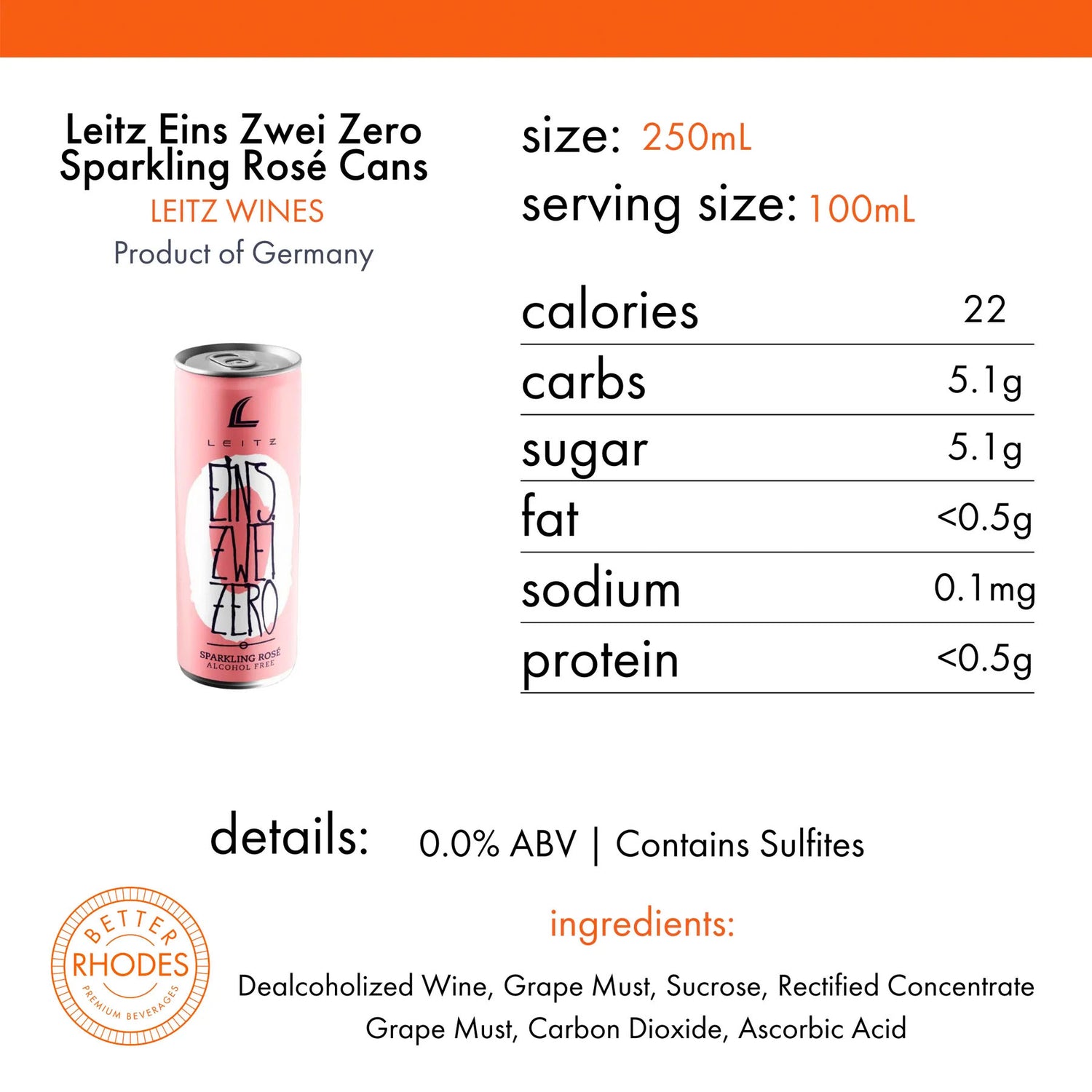 Leitz Sparkling Rosé 24x250 ml