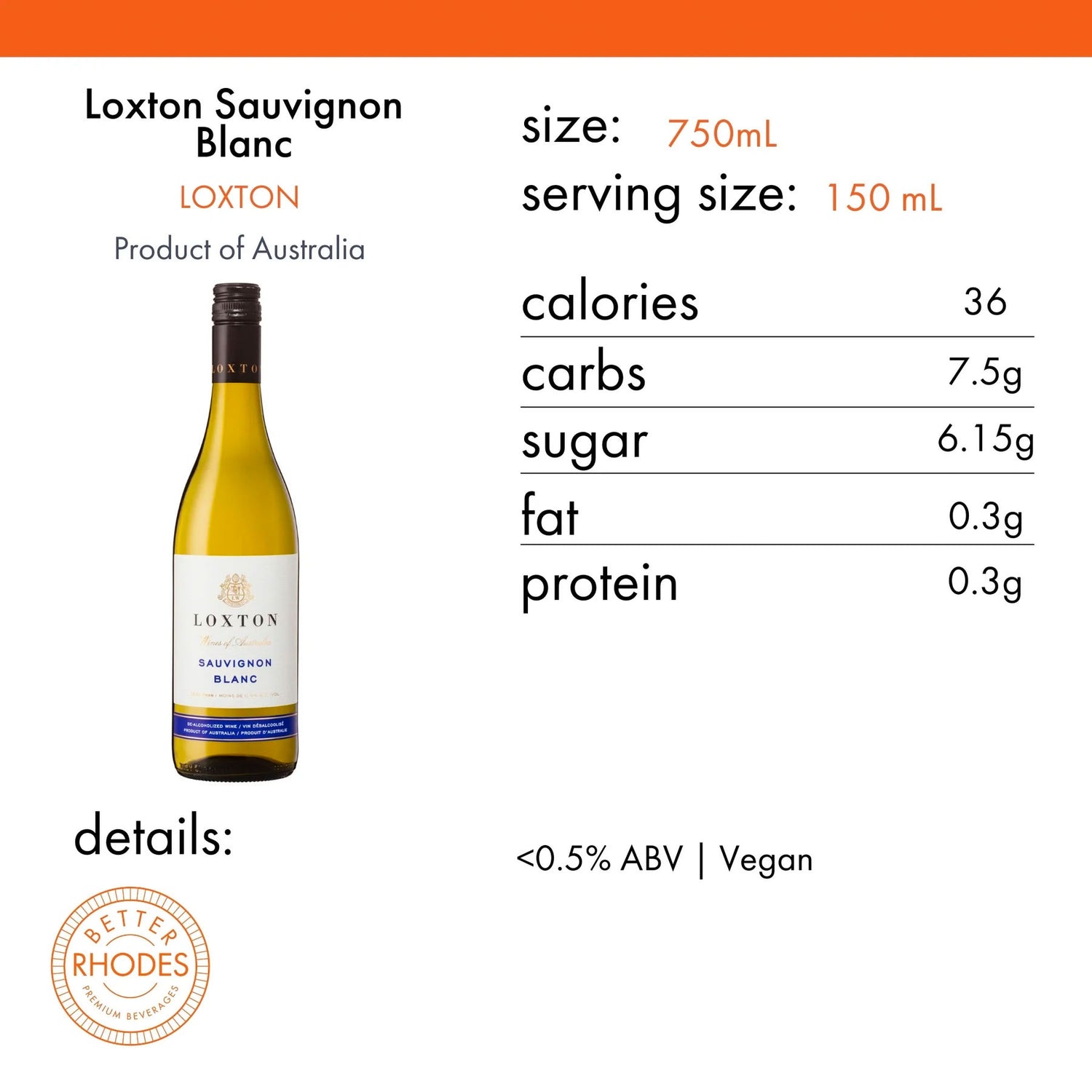 Loxton Sauvignon Blanc 12x750 ml