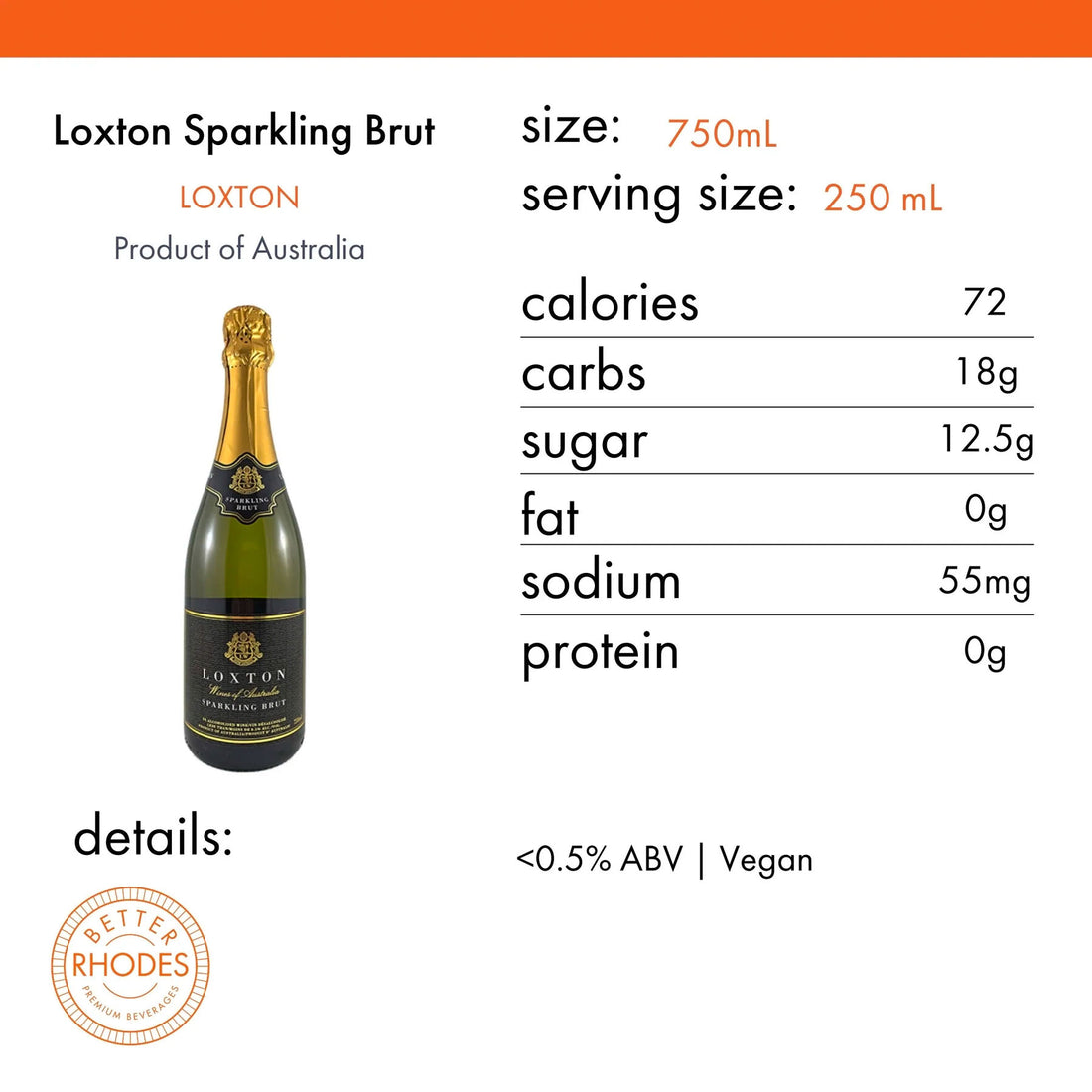 Loxton Sparkling Brut 6x750 ml