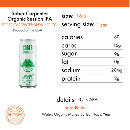 Sober Carpenter Organic IPA 12x473 ml