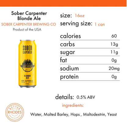 Sober Carpenter Blond Ale 12x473 ml